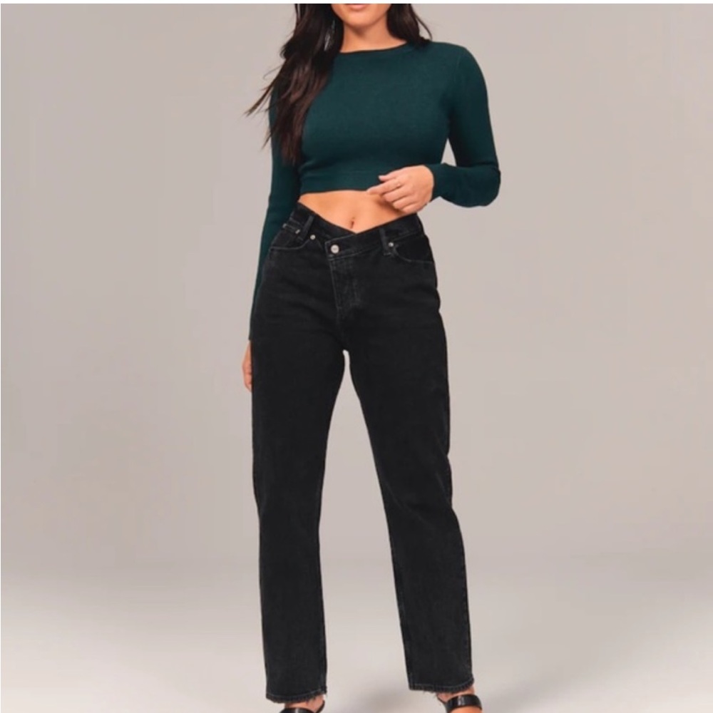 abercrombie & fitch black jeans